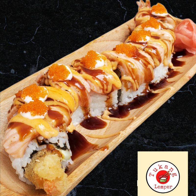 

Sushi Salmon Glazed Roll