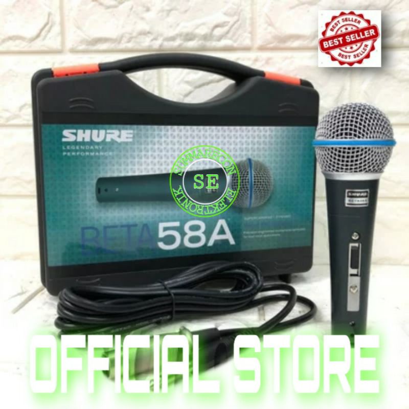 mic kabel shure sm 58 beta 58