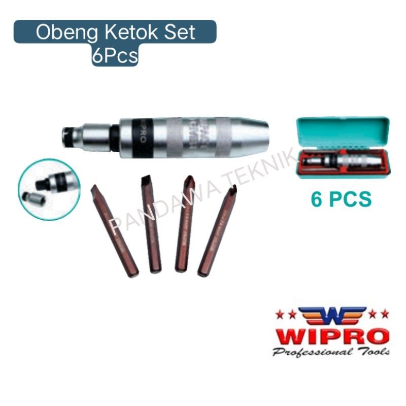 Obeng ketok set 6pcs wipro WP3106