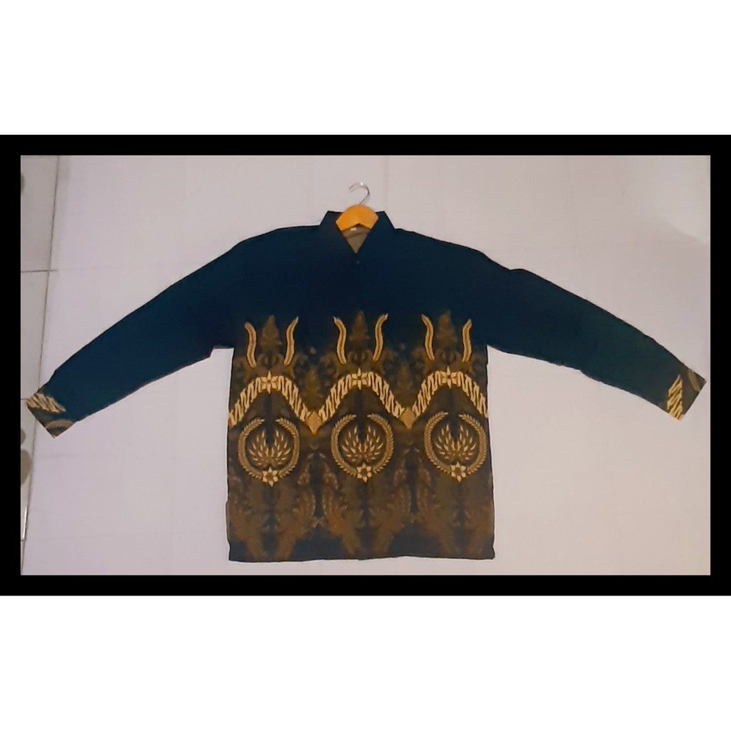 Kemeja Batik Pria Lengan Panjang "Kencana Ungu"