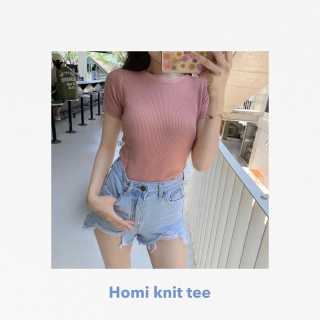 Homi knit tee -Thejanclothes