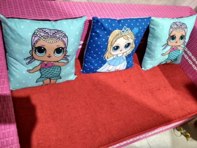 Rc Bantal Sofa Kursi Kendra Uk. 40x40 Cm Motif Lucu