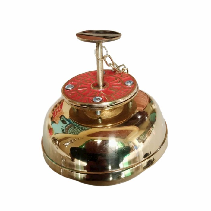 Bel Andong Dokar Sepeda Onthel Lonceng Kuningan - Gold - Gold