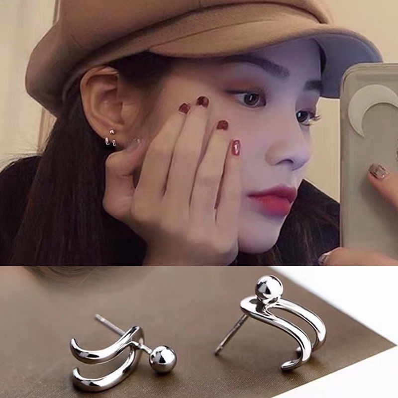 ➰CKK➰K40 ANTING TUSUK BULAT KECIL WANITA