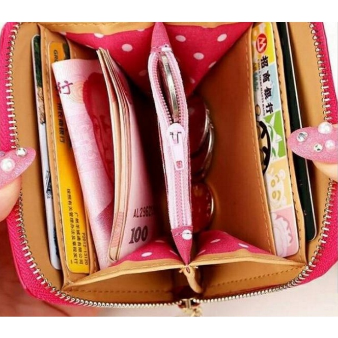 Dompet mini Dompet Kekinian Dompet mini ribbon Dompet import Dompet koin Wallet