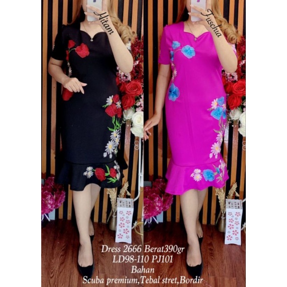 DRESS SCUBA PREMIUM BORDIR 2666