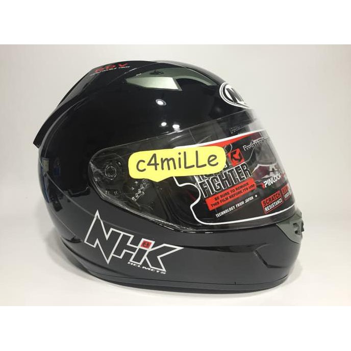 Helm Full Face NHK GP1000 Double visor black