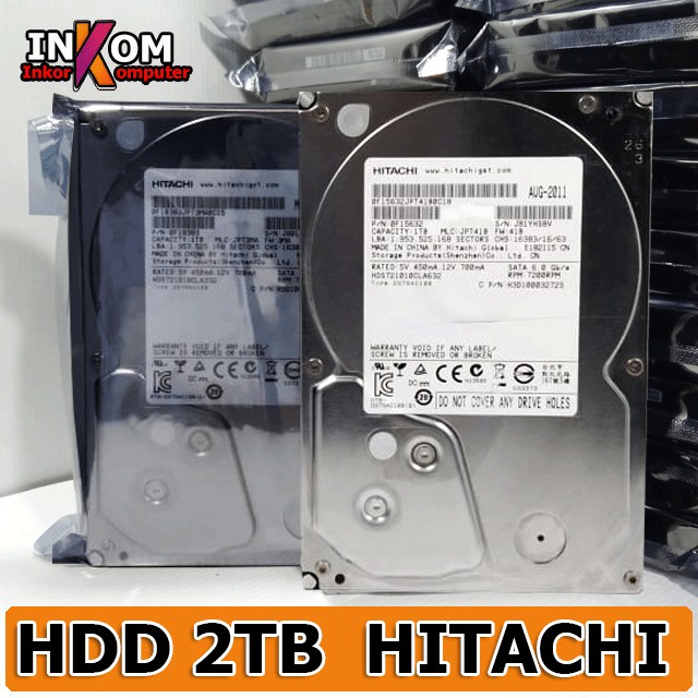 Hardisk 3.5&quot; HDD 2TB CCTV Merk Campur Garansi 1 Tahun