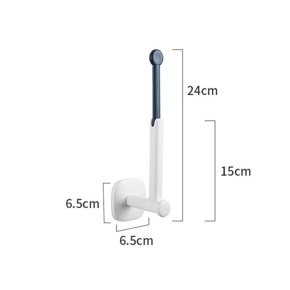 Solighter Kait Utilitas Tipe L Rumah Kamar Mandi Tempel Dinding Self-adhesive Pot Lid Holder