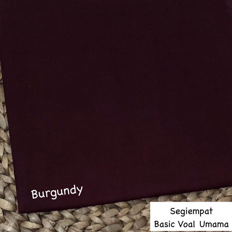 Hijab Basic Voal Umama Part 3-Burgundy