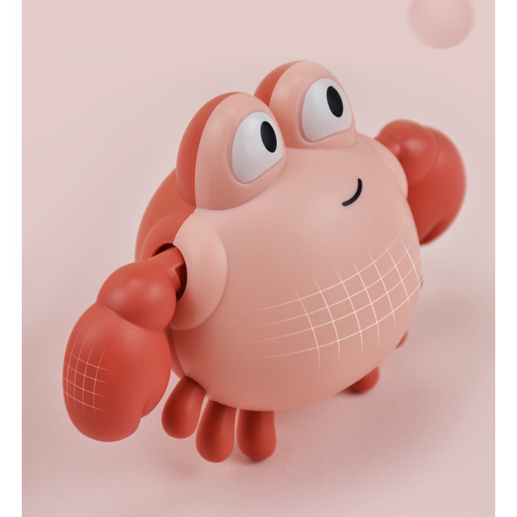 Lakoe Mainan Mandi Anak Bayi Kepiting Mainan Air Anak mandi bath toys-Kepiting Merah Jambu