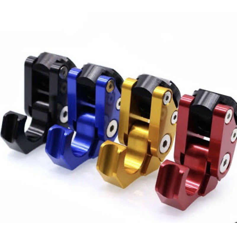 Gantungan Cantolan Tas Lipat Hook Single Cnc Motor Matic Nmax Vario Mio Scoopy Fino / Gantungan bara