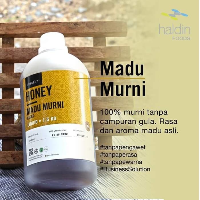 

MADU ASLI 1 LITER / MADU MURNI 1 LITER - MADU KARET (HEVEA HONEY) 100%