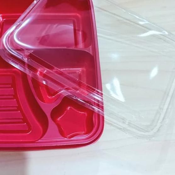 ☞ Mika Bento Box Bento 4 Sekat Kotak Bento 4 Sekat - Putih ♔