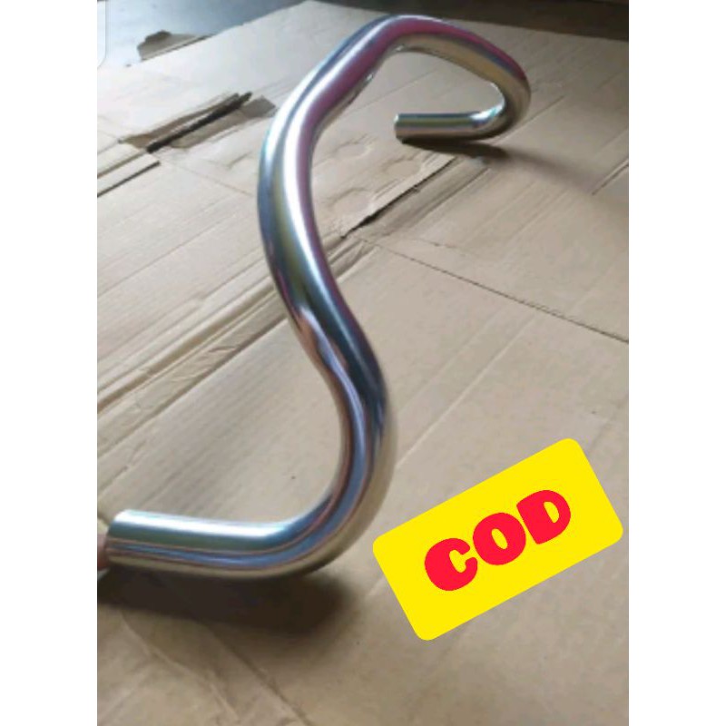 STANG FIXIE UNITED ALLOY STANG BULLHORN ALLOY CHROME KROM STANDART 25.4