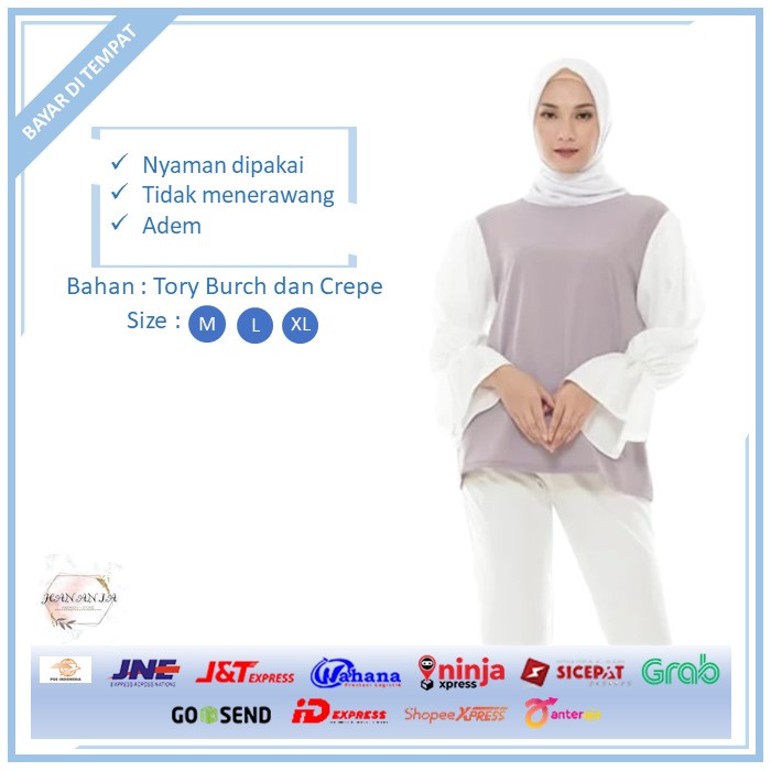 baju atasan murah | atasan tunik wanita | bluse wanita lengan panjang