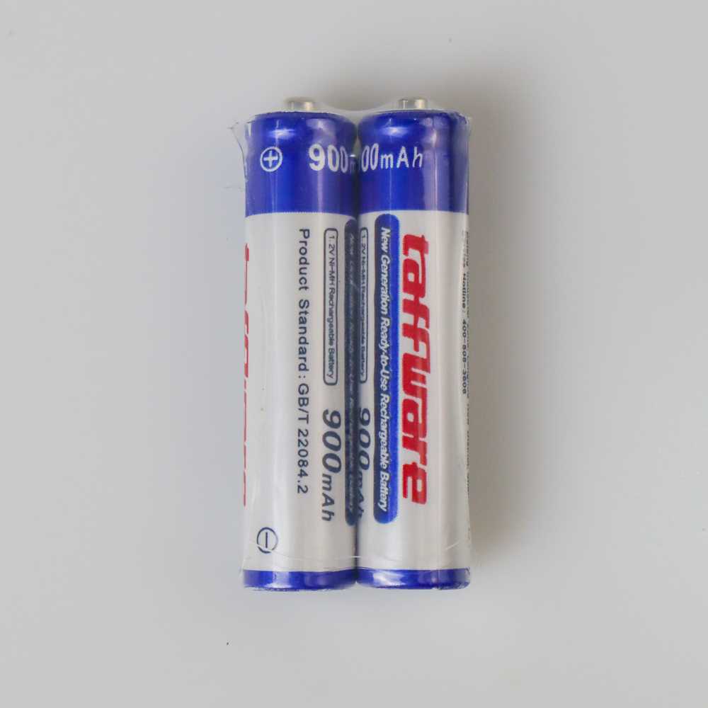 Taffware  Baterai AAA Rechargeable NiMH 900mAh 2 PCS Baterai Battery Batre Batere Batu A3 A 3 Batu baterai isi ulang recaharge cas ulang isi ulang strom ulang untuk remote TV baterei kecil 3a A3 batre batere