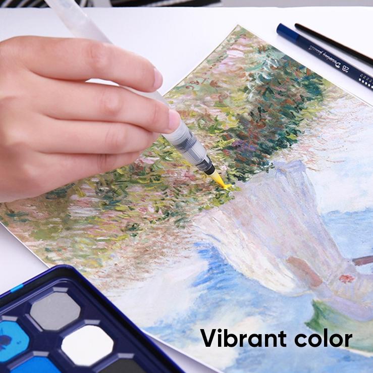 

Paling Disukai.. Giorgione Solid Watercolor Paint Cat Air 12/18/24/36/48 Warna Free Brush G-900
