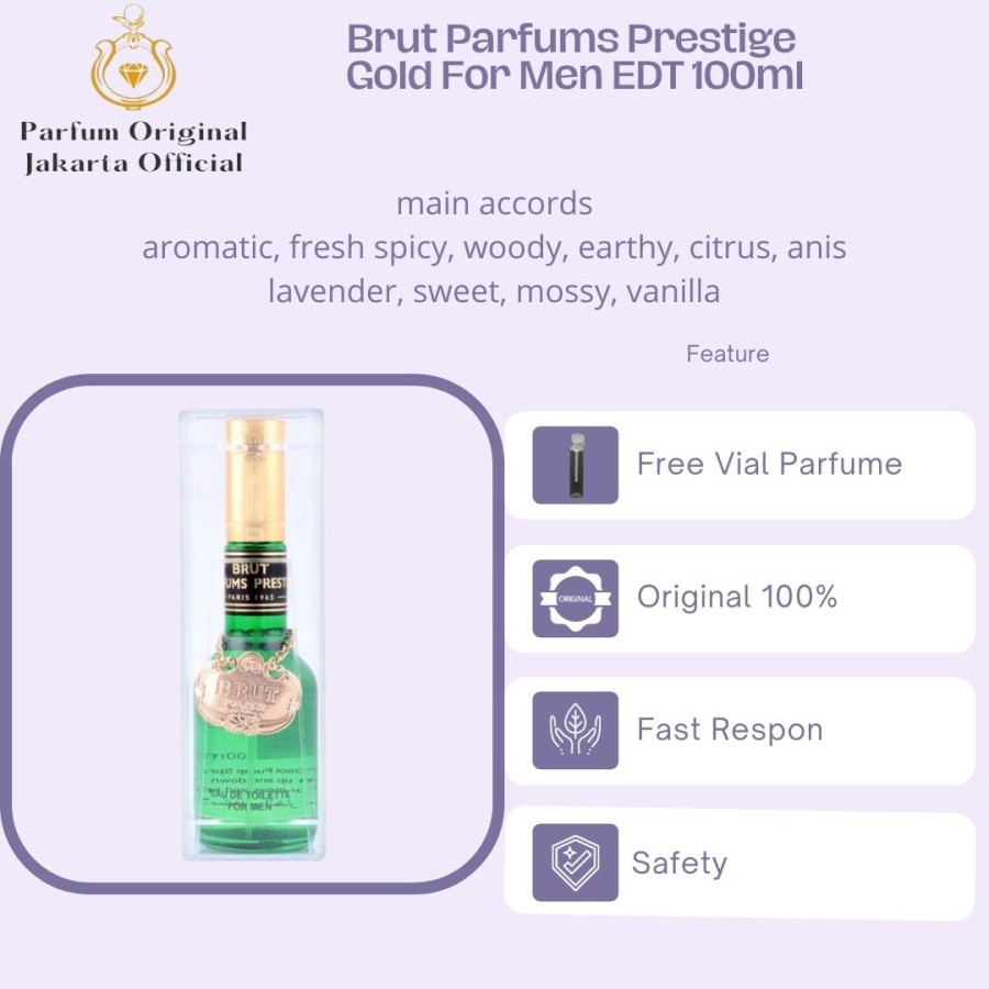 Parfum Parfume Perfume Asli Perawatan Kecantikan Original Import Branded Pria Laki Laki Cowok Brut P