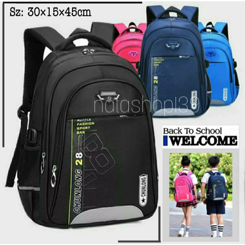 Sept 2021 Hot Sale Ransel Tas Sekolah Anak Pria Wanita Fashion School Superhero Kekinian