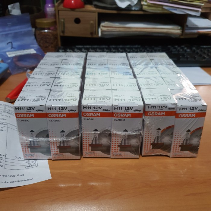Bohlam lampu fog lamp H11 Osram germany 12 volt 55 watt Original