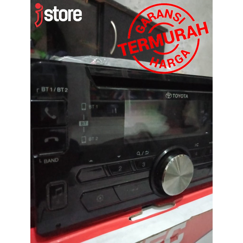 Head Unit Double Din Merk Toyota Oem Copotan Mobil Calya Tipe G