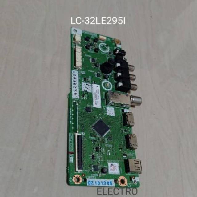 MB MOBO MAINBOARD TV SHARP LC-32LE2951 MESIN TV SHARP LC 32LE295I