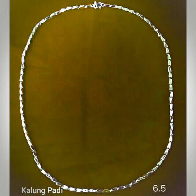 Kalung Padi Perak Murni 999