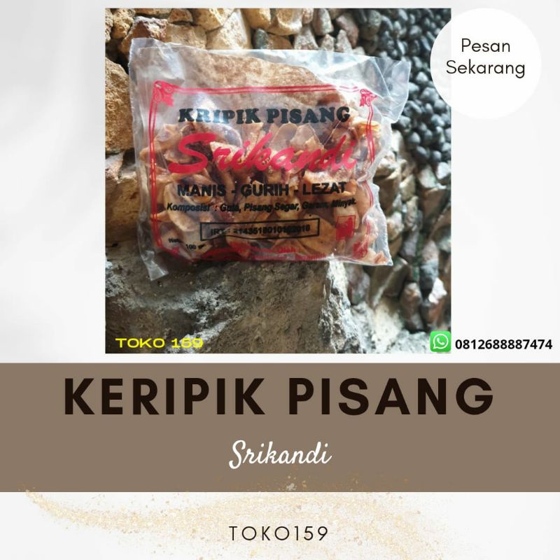 

Keripik Pisang SRIKANDI khas Nganjuk - KERIPIK PISANG - JAJAN JADUL