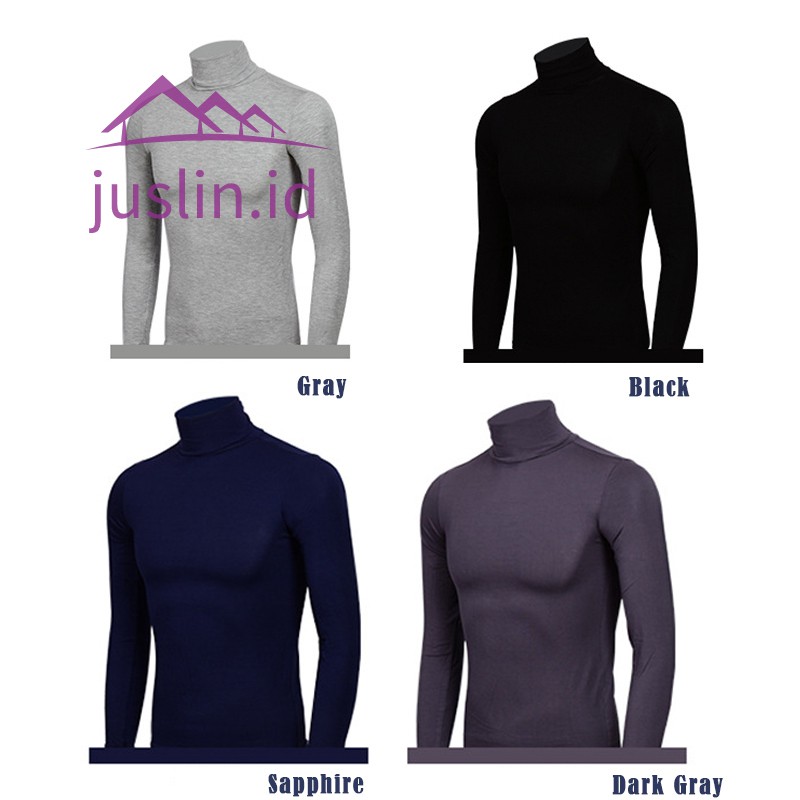 long sleeve turtleneck compression shirt
