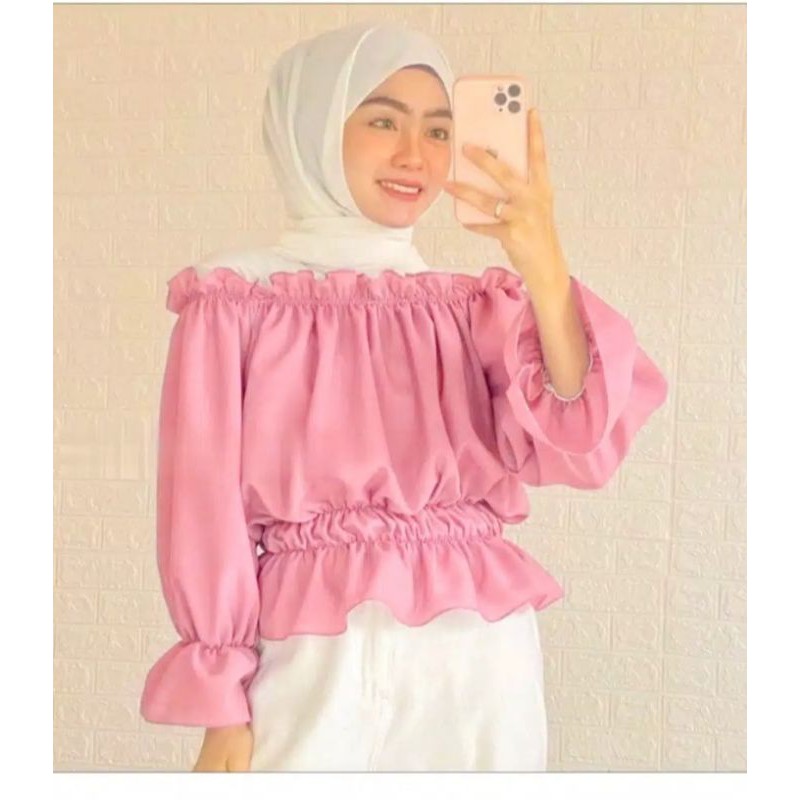 BLOUSE SABRINA MOSCREPE