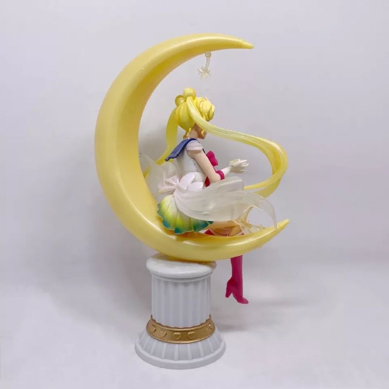 Figure Sailor Moon eternal Glitter bright Moon Legendary Silver Crystal Statu Bulan Sabit