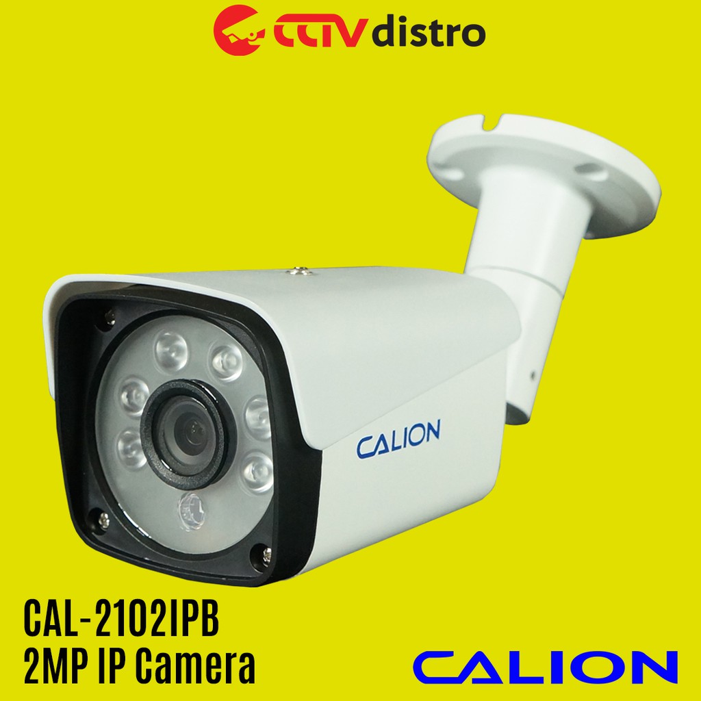 CCTV IP Camera Outdoor 2MP Full HD 1080P Infrared Night Vision &amp; PoE | Calion CAL-2102IPB