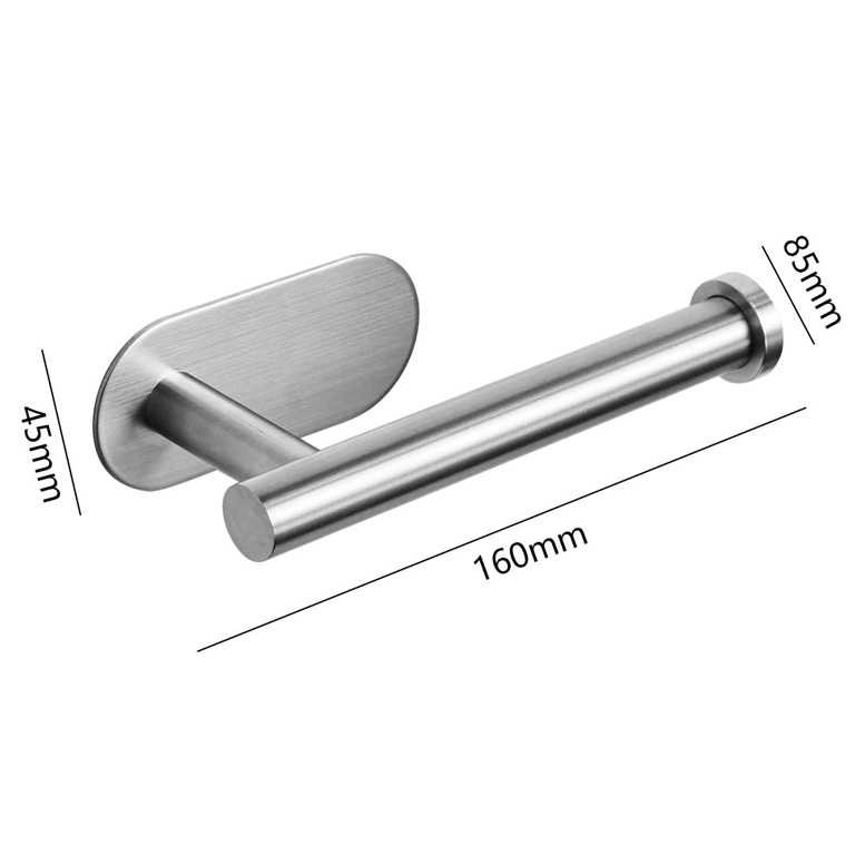 Gantungan Tempat Tisu Gulung Roll Dinding Toilet Dapur Stainless Steel