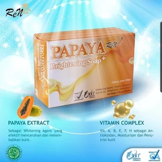 SABUN PEPAYA RDL / PAPAYA RDL SOAP 135 GRAM  ORIGINAL BPOM