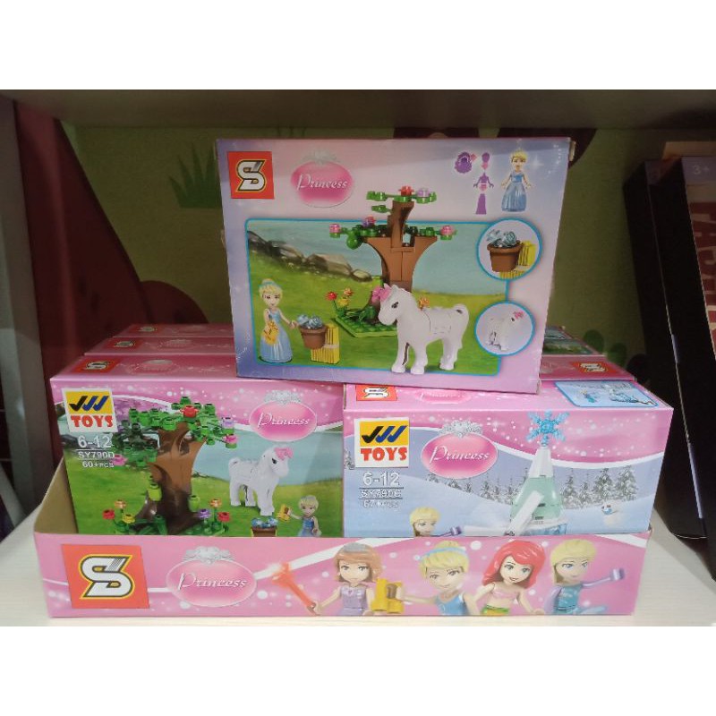 Mainan Anak Lego Cewe Princess Mainan Edukasi LEGO  60pcs Mainan anak perempuan