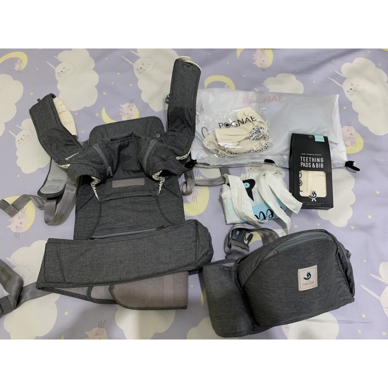 preloved pognae no 5 plus hipseat ssc carrier
