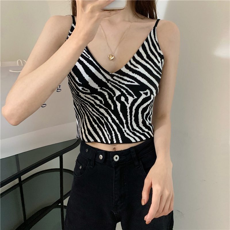 XIAOZHAINV Korean Style Tank Top Bra Wanita