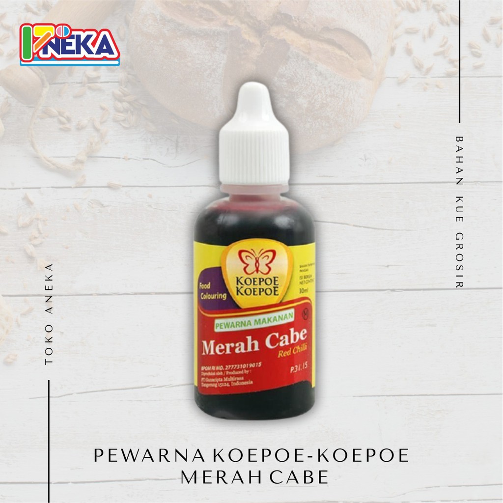 

Pewarna Makanan Merah Cabe Koepoe-Koepoe 1pcs