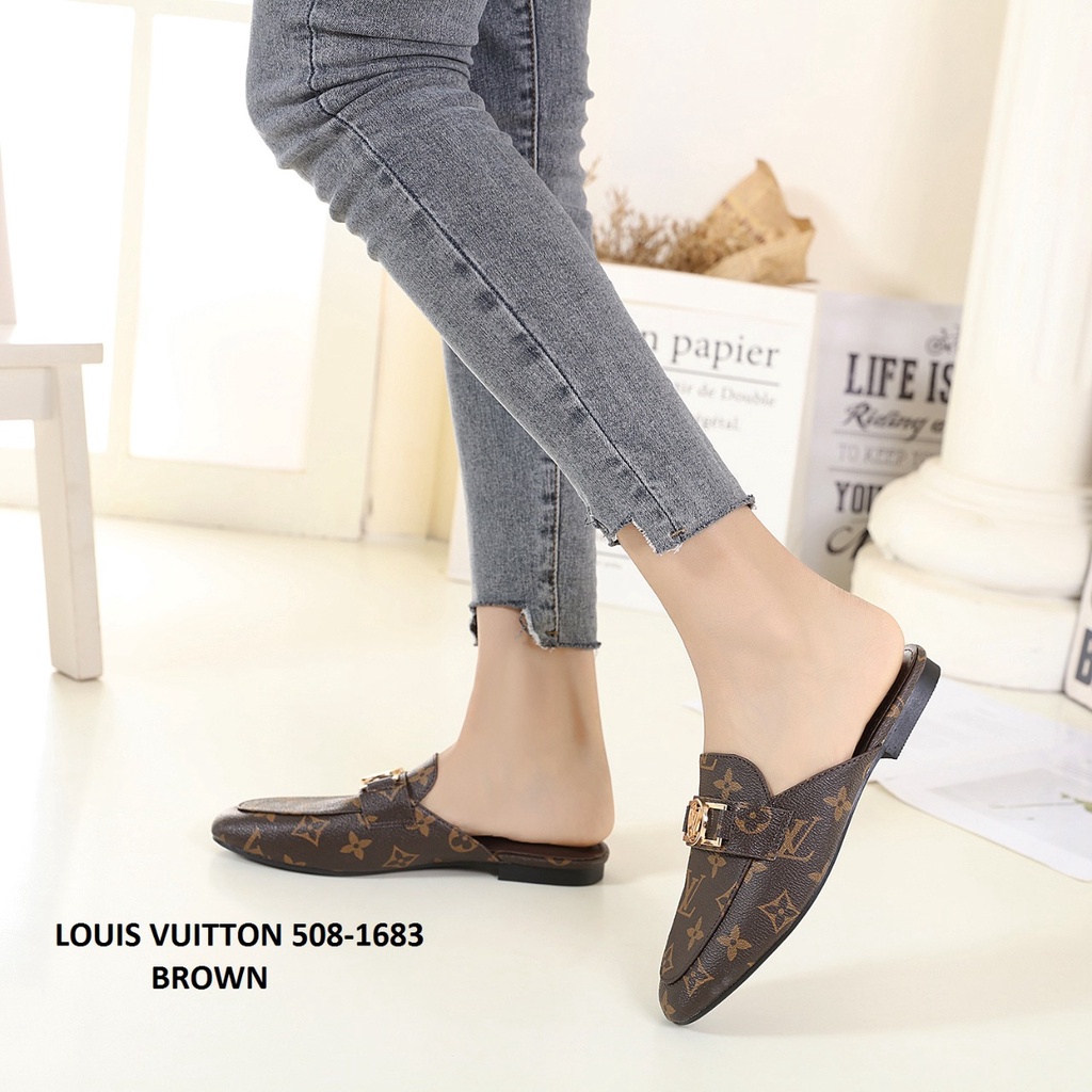 SEPATU WANITA LOAFERS MULES SHOES 508-1683