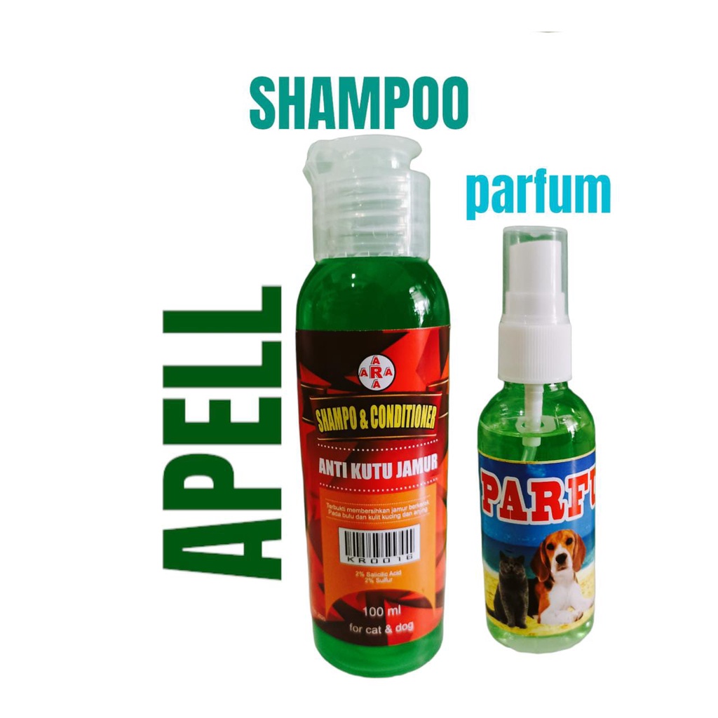 shampo CONDITIONER  100 ml parfum 60 ml sampo dan parfum anjing kucing