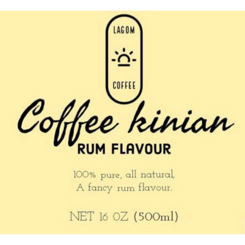 

Lagom,CoffeeKinian /Rumlatte /500ml