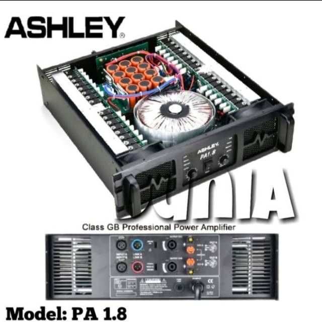Ds Power Amplifier ASHLEY PA 1.8 Professional ORIGINAL