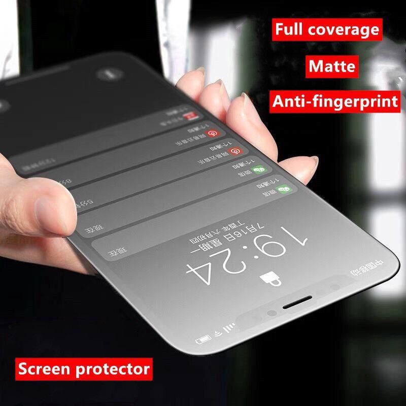 Matte Glass 9H Anti Glare Iphone 13 13 Pro 13 Pro Max 13 Mini 14 Max 14 14 Pro Max 14+ Tempered Glass Anti FingerPrint