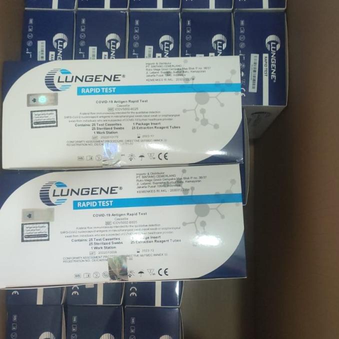 antigen swab tes lungene biru AKL omicron