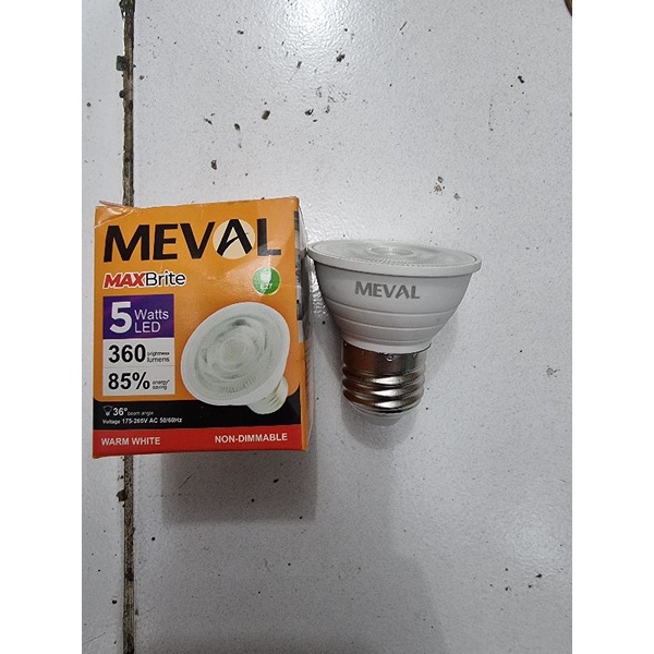 Meval led sorot e27 maxbrite 5w