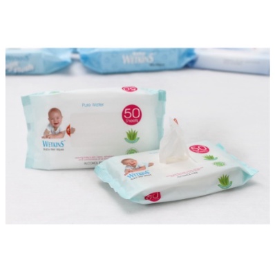 BUY 1 GET 1 Tissue Basah Wetkins Baby Blue Baby Pink