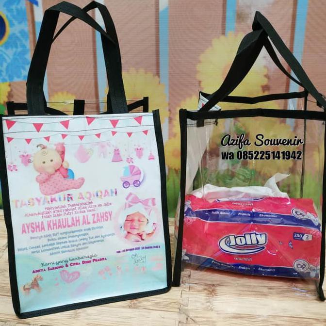 

Goodie Bag Tas Souvenir Ulang Tahun / Ultah Anak Banner Full Mika
