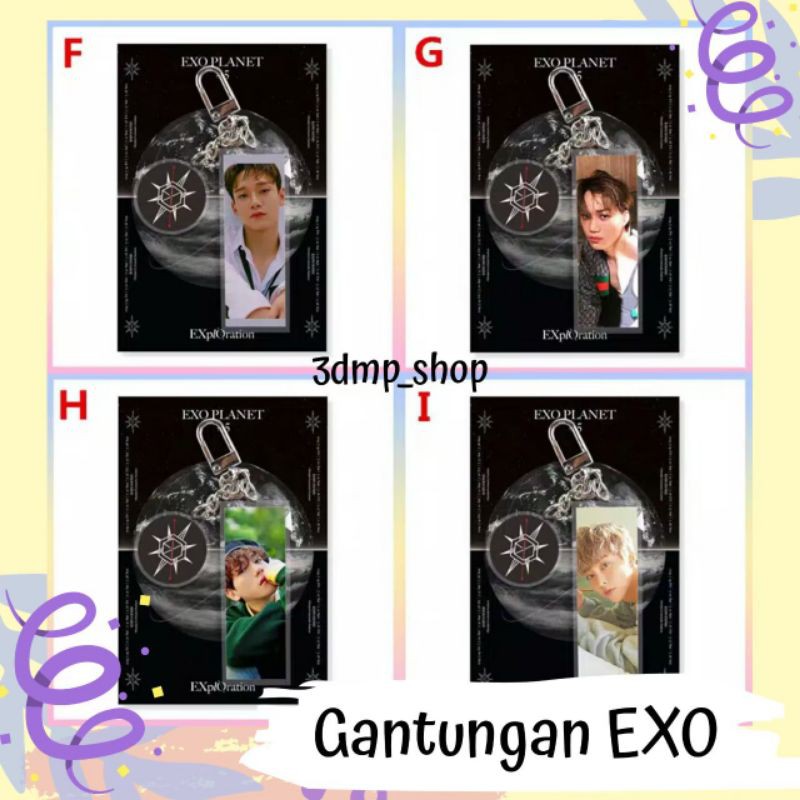 Gantungan Ganci keychain Exo Exoplanet