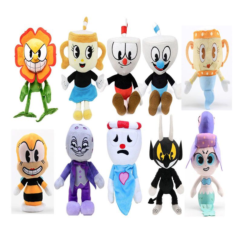 Cuphead Plush Toys Captain Brineybeard Legendary Soft Stuffed Doll Kids Gifts